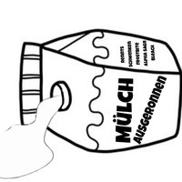 mülch ausgeronnen